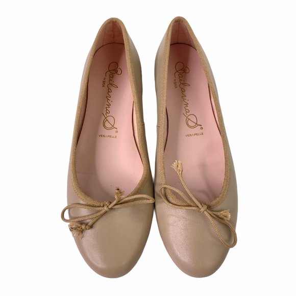 Bailarina by SKA Ballet Flats Driving Shoes Tan Be - Picture 2 of 11